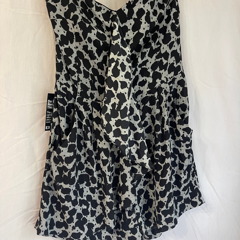 Express Black and Gray Sleeveless Tank Top